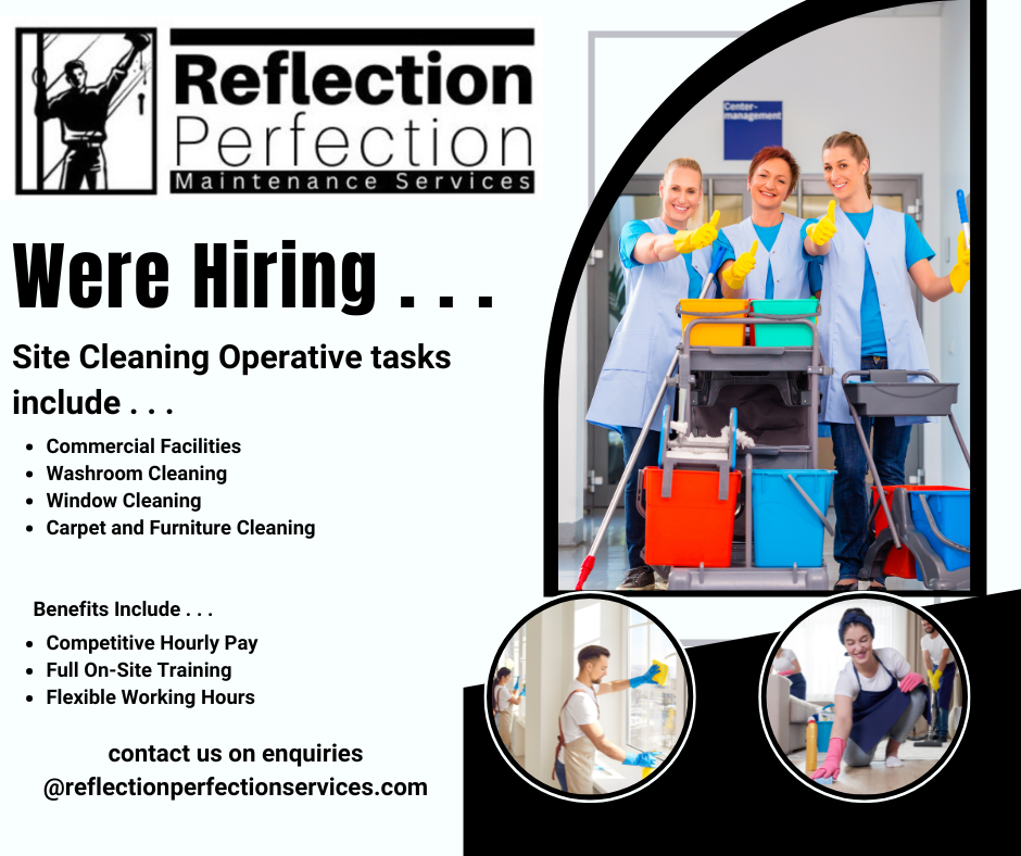 job advert site cleaning operative