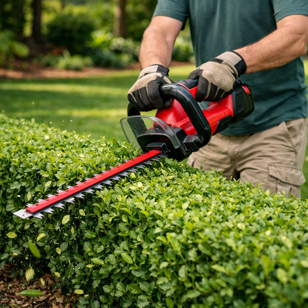 hedge trimming